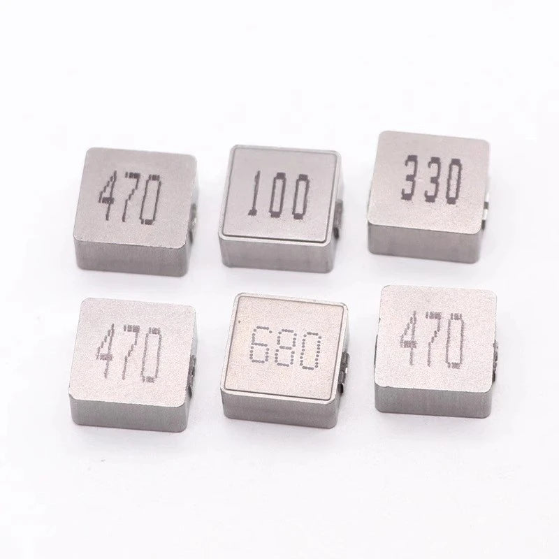 10PCS SMD Inductor, Integrated Power Winding Inductor 1040 1050 DC High Current SMD Inductor Coil