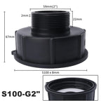 1000 Liter IBC Tank Adapter S60 x 1/2" 3/4' 1" 1.5 2" S100 Thread Connector Ton Barrel Joints IBC Tank Fitting
