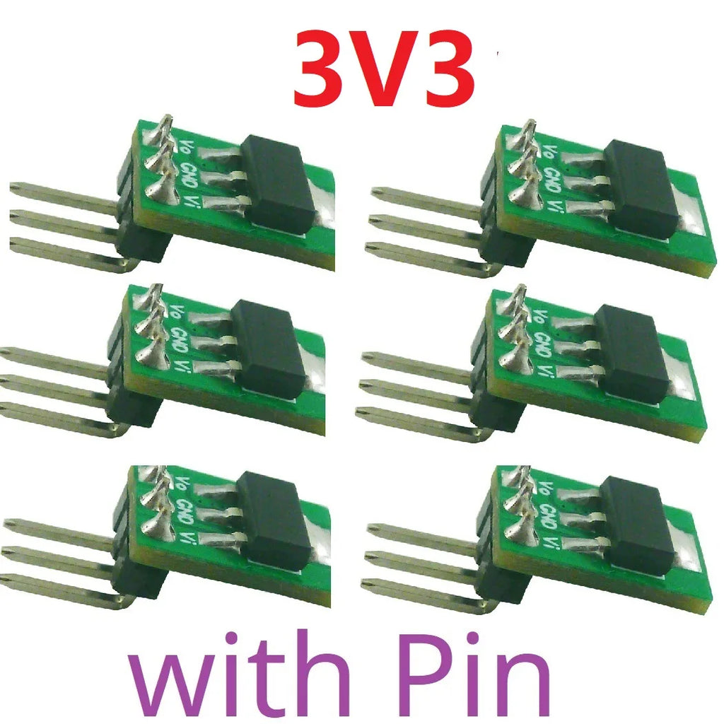 Tiny Out 1A 1.2V 1.8V 2.5V 3.3V 5V 80MV Drop Voltage 60uA Standby Step-Down Buck LDO Module Rep AMS1117 7805 for Arduino ESP32