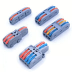 1PCS Insulated Reusable Lever Wire Connectors 24-12 AWG (0.5-4mm²) Quick Compact Electrical Splicing Terminals for Switch Wiring