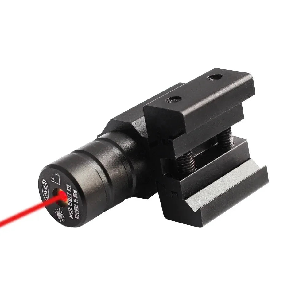 Mini Laser Pointer Red Dot Laser Sight with 635-655nm Adjustable 11mm/20mm Rail Mount Toy Gun Pistol Laser Sight