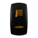 12V-24V Orange Led Rocker Switch Waterproof 20A Amber Light SPST DPDT Toggle Key for Car Boat ATV Camper Motorhome Auto Machine