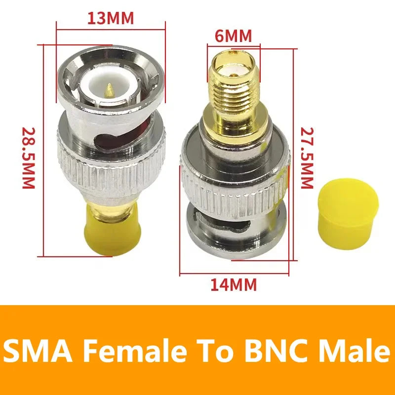 5PCS SMA To BNC RF Connector SMA BNC Adapter Male To Female for Antenna/Extension Cable BNC To SMA Connectors