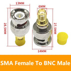 5PCS SMA To BNC RF Connector SMA BNC Adapter Male To Female for Antenna/Extension Cable BNC To SMA Connectors