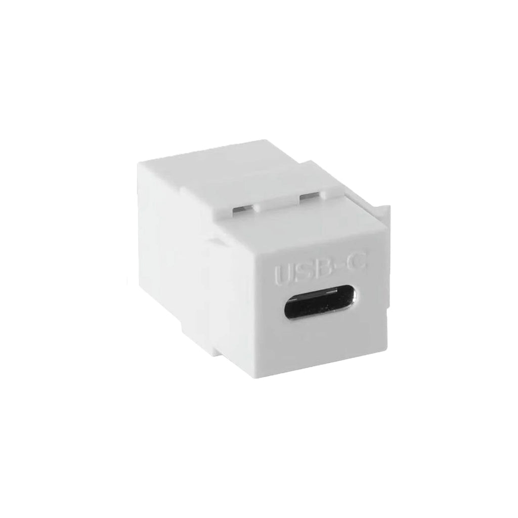 USB C Keystone Jack Inserts Adapter USB 3.1 Type-C Female to Female Insert Socket Coupler Connector for Wall Plate Outlet Panel