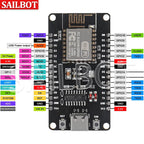 ESP8266 NodeMCU LUA CH340 ESP-12E WiFi Internet Development Board 4M Flash Serial Wireless Module for Arduino Type-c usb