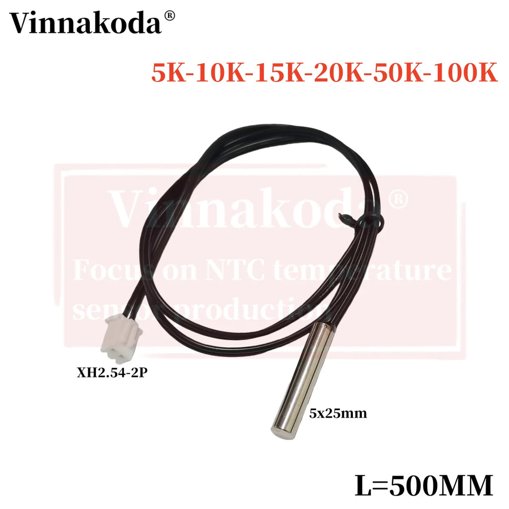 B3950  NTC 5K 10K 15K 20K 50K 100K L500MM Precision Epoxy Thermistor Temperature Sensor
