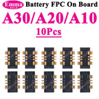 10Pcs Battery FPC Connector For Samsung A52 A32 A22 A52s A72 A71 A31 A51 A50s A30s A10 A20 A20e On Board inner Cilp Contact Plug