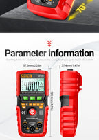 ANENG M109 Smart Multimeter Tester AC/DC Voltage Voice Broadcast Meter NCV Capacitance Continuity Professional Electrical Tools