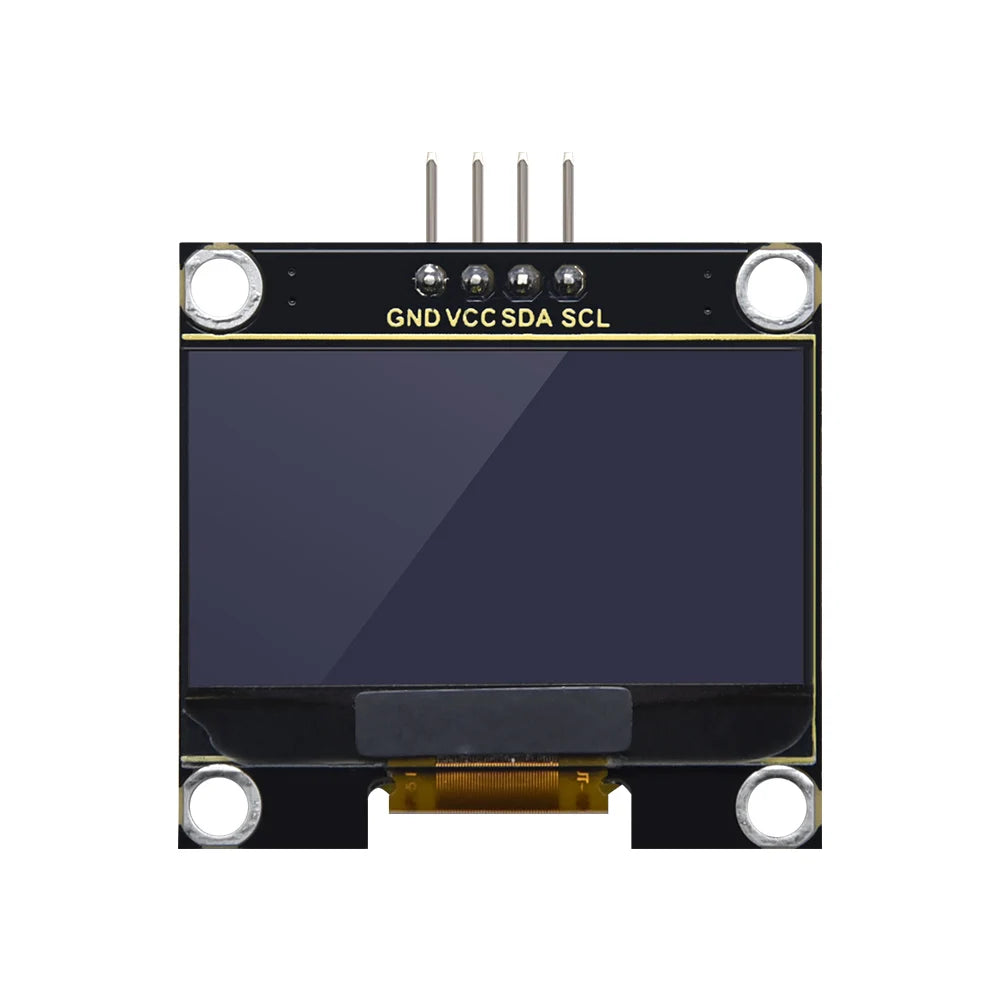 Keyestudio 0.96/1.3-inch OLED Module LCD Display 128x64 With IIC Ports 12C Serial LCD Panel With Baseboard For Arduino