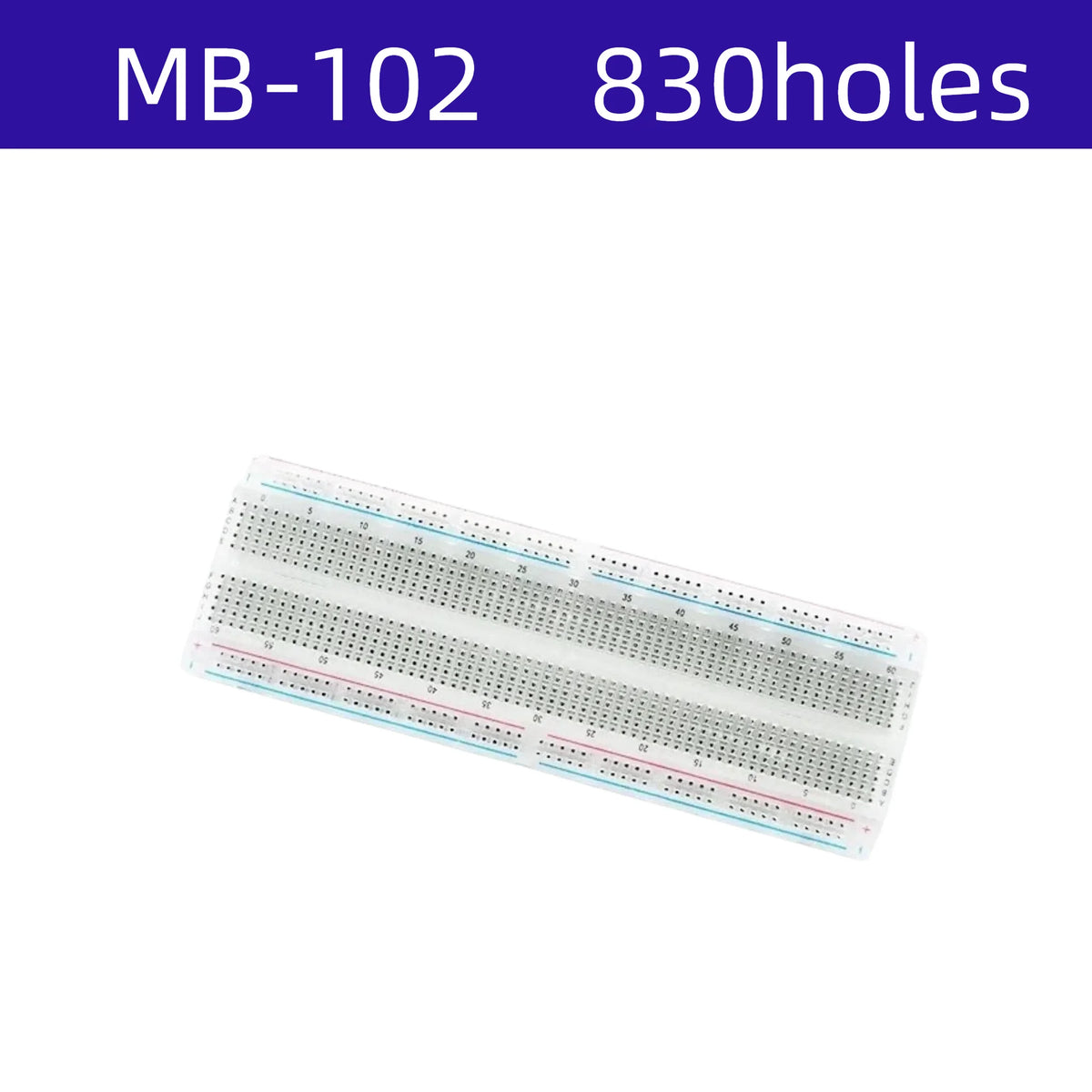 MB-102 Prototype Breadboard 400 830 Points Solderless PCB Bread Board Jumper Wires Cable Board  for Arduino Kit DIY Dupont Wire