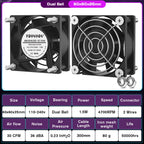 1PCS EC Brushless Fan 6025/8025/9225/12025/12038/12032 AC 110V 115V 120V 220V 240V Cooling Cooler Fan AC Axial Fan