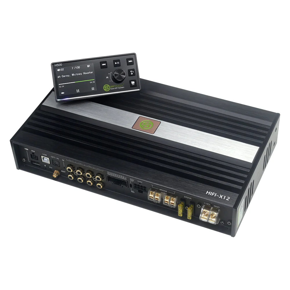 Sennuopu X12 10 Channel Dsp Processor Bluetooth Car Audio Amplifier 1000w 12 V Auto  Stereo 8 Ch Automotive Amp for Car Sound