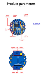 Load Cell Transmitter Amplifier Module 4-20mA 0-10V 0-5V Analog Output with Waterproof Junction Box for Weight Sensor Cell