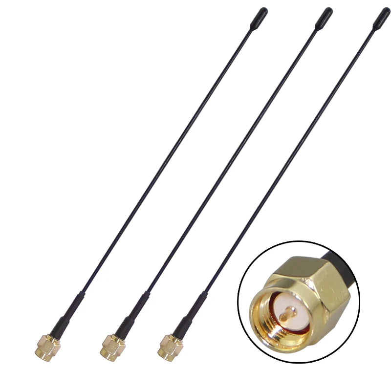 433 Mhz Antenna 3dbi Sma Male Plug Connector Straight 433MHz Carbon Steel Bendable Antenna LORA LORAWAN 433 IOT Antena