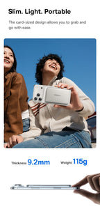 Baseus 5000mAh Magnetic Power Bank 15W Wireless 20W Wired Charging Thin Card-Sized Slim Portable Powerbank for iPhone 17 Samsung