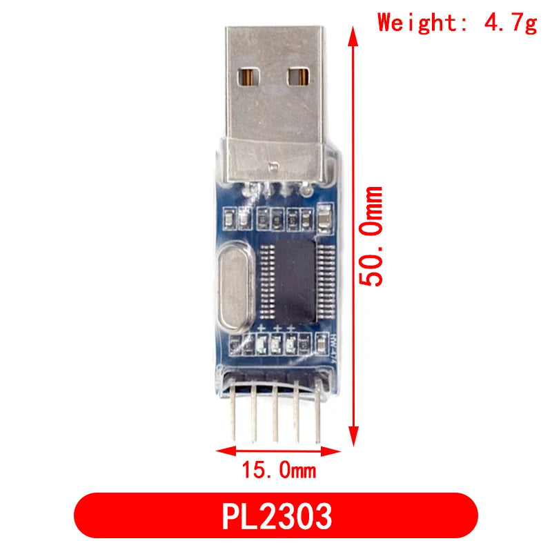 3pcs/lot =1PCS PL2303HX+1PCS CP2102+1PCS CH340G USB TO TTL for arduino PL2303 CP2102 5PIN USB to UART TTL Module