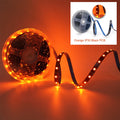 12V 3528 SMD LED Strip Light Decoration 120LEDs/m 60LEDs/m Orange Lighting Flexible Ribbon Rope String LED Tape Light 1M 5M