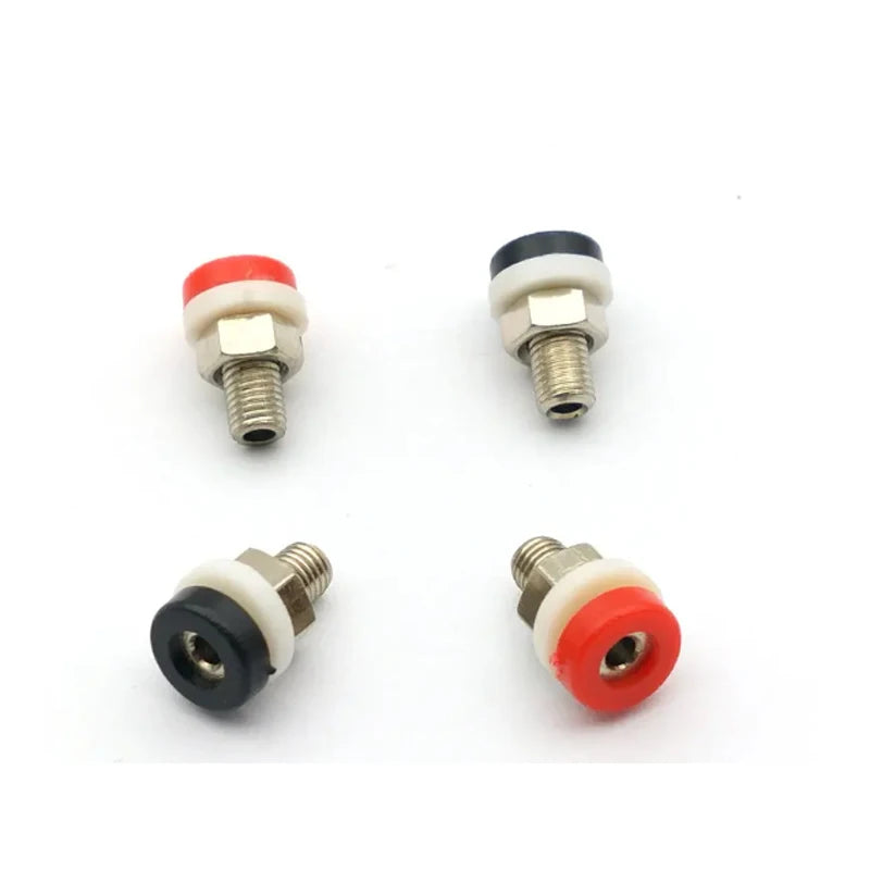 40pcs Brass 2mm Banana Socket Jack for 2mm Banana Plug Test Connector 5 Colors
