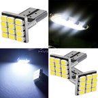 10PCS T10 W5W 12SMD 1206 Car Wedge White LED DC 12V Canbus No Error Decoder External Lights License Plate Lamp Corner Backup Led