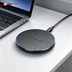 Wireless Charger Pad for iPhone 17 16 15 Pro Max Samsung Galaxy S26 S25 S24 Ultra-Thin Fast Wireless Induction Charging Station