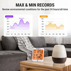 TempPro TP-53 Digital Indoor Home Thermometer Hygrometer Temperature Humidity Sensor Backlight Weather Station For Room