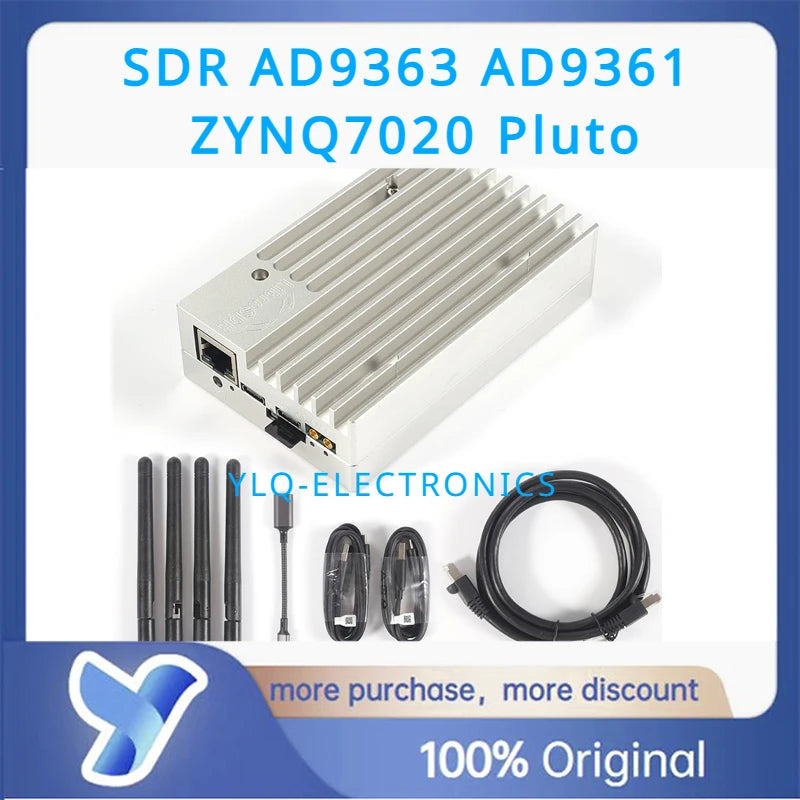 SDR AD9363 AD9361 ZYNQ7020 ADI Pluto Communication Experiment Platform For ADI ADALM-PLUTO Tame Clock CNC Case