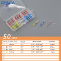 50-500Pcs Waterproof Heat Shrink Tube Solder Insulated Butt Splice Connectors Set for Electrical Wire Terminals - Electric Splic