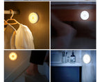 1/2/4pcs Rechargeable Motion Sensor LED Night Light Wall Decoration Bedroom Night Lamp Kitchen Cabinet Lights Child Nightlight