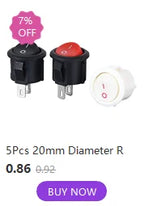 1PCS Rocker Switch ON-OFF 12V  220V LED Illuminated Lamp With Specail Button Toggle Switches For Auto Car Motor