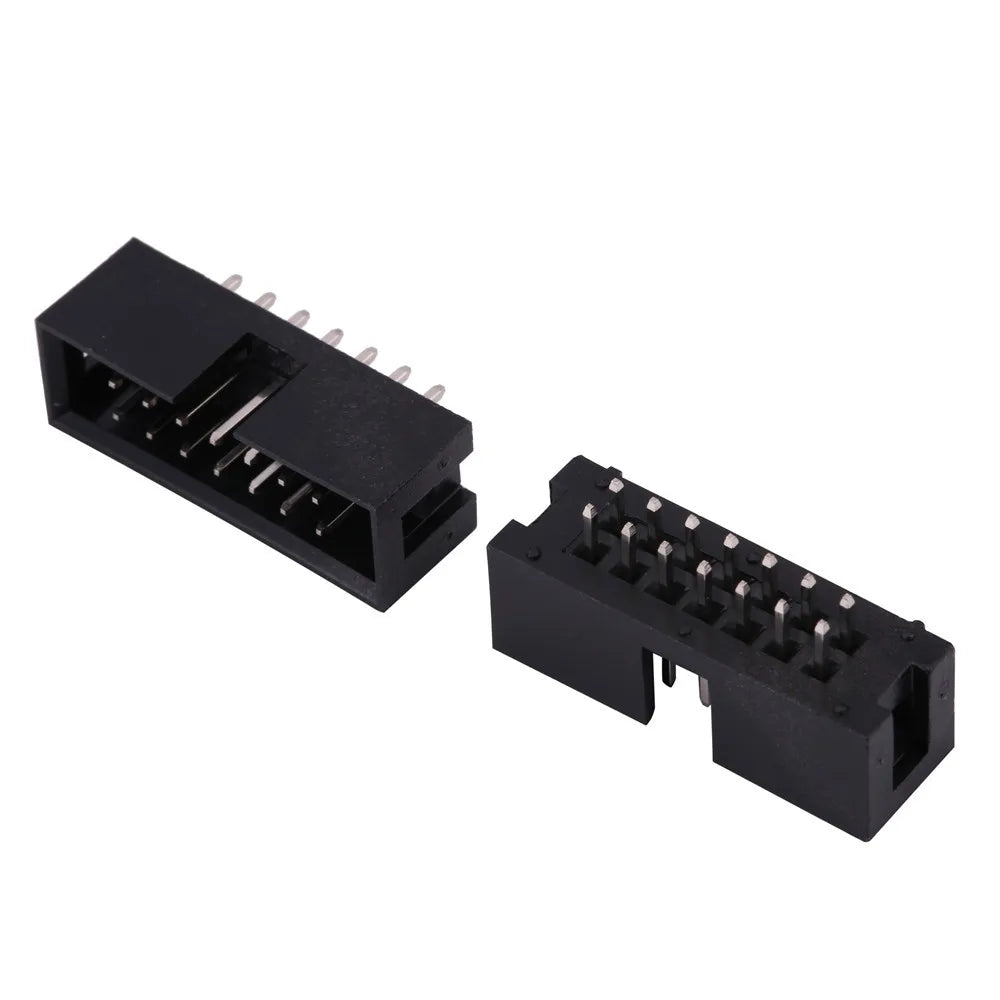 FC 6/8/10/12/14/16/18/20/24/26/30/34/40/50/60/64Pin 2.54mm Pitch Female IDC Socket Connector Ribbon Cable DC3 Header Male Socket