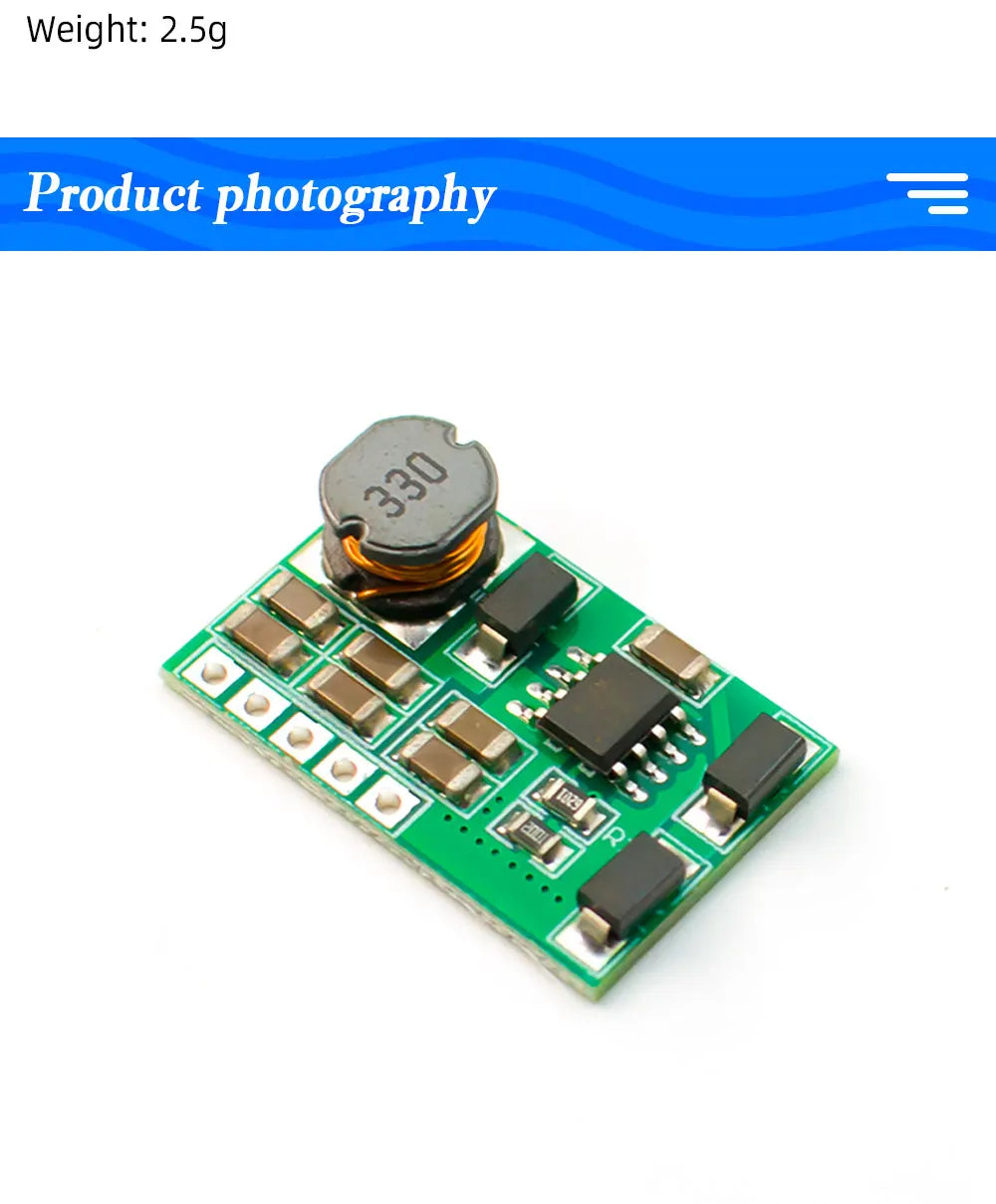 DD1718PA ± 5V 6V 9V 12V 15V 24V Positive & Negative Dual Output Power Supply DC Step-up Boost Converter Module