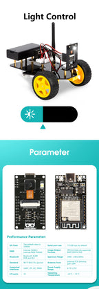 ESP32 Smart Robot Car Kit  Remote Control Car for Arduino Programming Project STEM Education Science Coding Kit