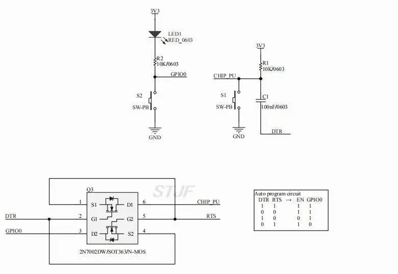 ESP8266 ESP-WROOM-32 ESP32-WROVER Development Board Test Programmer Socket Downloader for ESP-01 ESP-12F ESP-07S ESP-12S ESP32