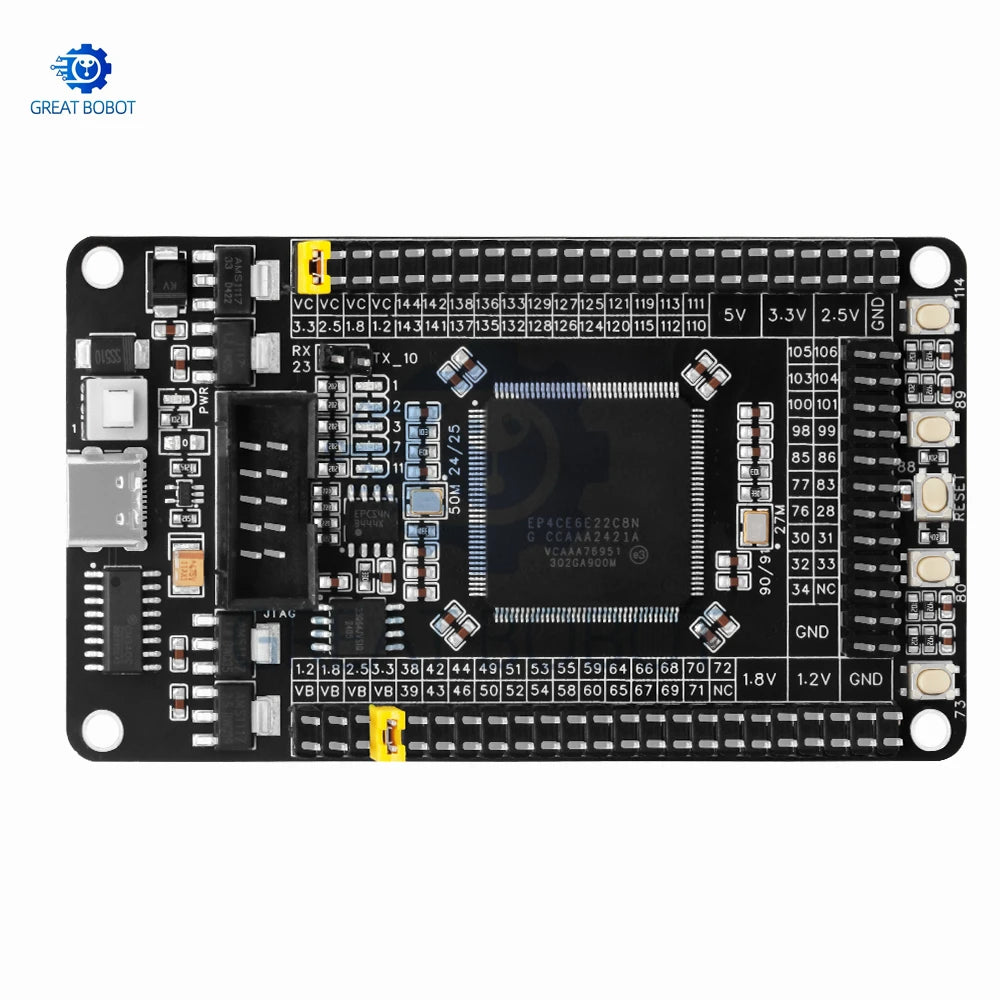 EP4CE6E22C8N FPGA Development Board: Altera Cyclone IV (2.5V) Core System Module for Arduino Compatible