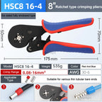 HSC8 6-4A 6-6A VE TE Pliers Self-Adjusting Crimping  Electrical Wire Ferrule Pin Terminal Connectors Crimping Tool Hand pliers