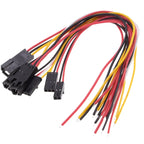 5 Pairs MX2.54 DuPont Housing with Lock Male Female Docking Wire 2.54mm Single Head 24AWG Electronic Line 2P 3P 4P 5P 6P