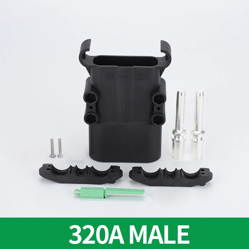 1/5/20Sets High Current REMA Type Forklift Male and Female Plug Battery Charging Connector 80A 160A 320A