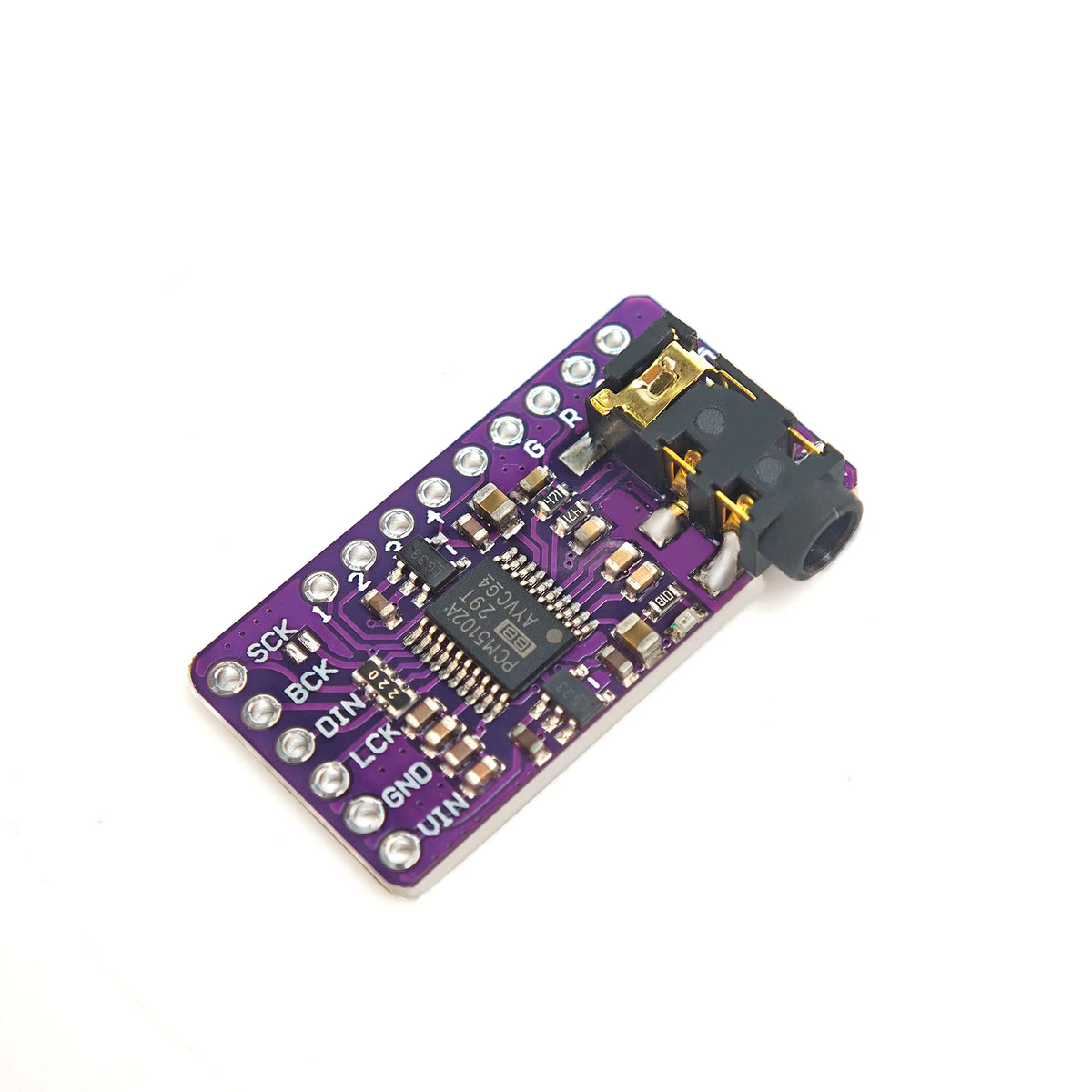 Interface I2S PCM5102A DAC Decoder GY-PCM5102 I2S Player Module For Raspberry Pi pHAT Format Board Digital PCM5102 Audio Board