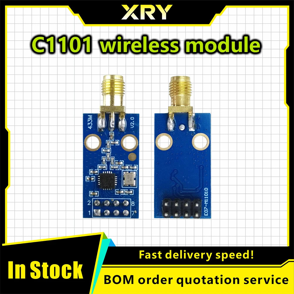 XRY CC1101 Wireless Module With SMA Antenna Wireless Transceiver Module For Arduino 433MHZ