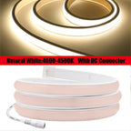 12V 24V 320Leds/M COB Neon Strip Waterproof 3000K 4000K 6000K Home Decor High Brighter Flexible Ribbon Rope LED Light 0.5M-20M