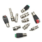 10pcs BNC RCA Male Female to BNC RCA male Female Adapter Plug Coax Cable Video audio wire Converter Connector for CCTV Camera