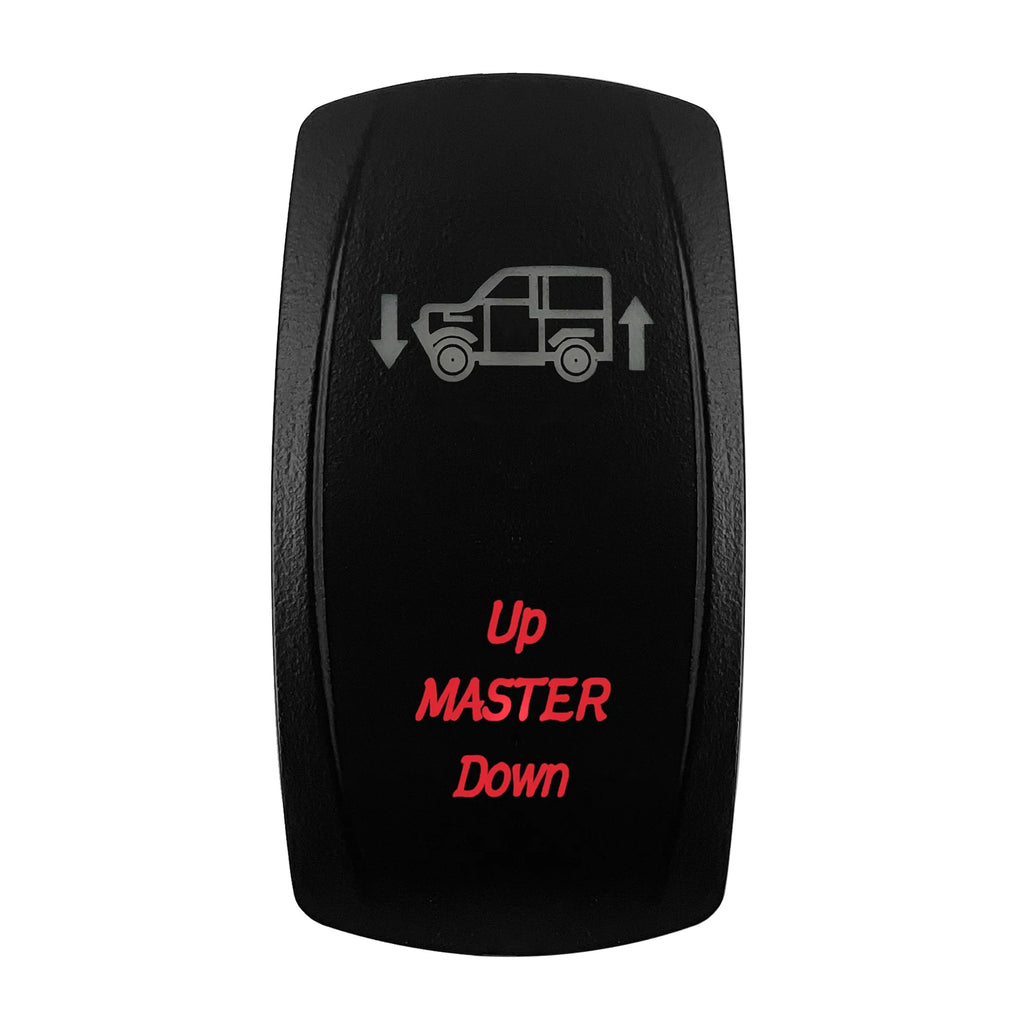 Red Led Light Rocker Switch 12V/24V SPST DPDT Toggle Switch ON OFF/ ON OFF ON Backlight Latching / Momentary Dash Panel Control