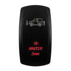 Red Led Light Rocker Switch 12V/24V SPST DPDT Toggle Switch ON OFF/ ON OFF ON Backlight Latching / Momentary Dash Panel Control