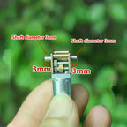 Mini N20 Dual Shaft Gear Motor DC 3V 3.7V 5V 850RPM D-Shaft Large Torque Micro Turbo Worm Full Metal Gear Box Reduction Motor