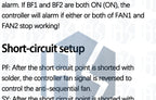 DC 12V 5A PWM PC CPU Fan Temperature Control Speed Controller Module Buzzer High-Temp Alarm NTC B 3950 Thermistor 50K