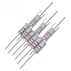 20PCS 2W Wire-wound Fuse Resistor with 5% Tolerance 10R/15/20/22/30/33/47/56R/68/75/82/100R/0.1/0.33/0.47/1/2/2.2/2.7/3.3/470R