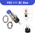 Mini Momentary Push Button Switch PBS-110 NO Press The Reset PBS-111 NC 7mm