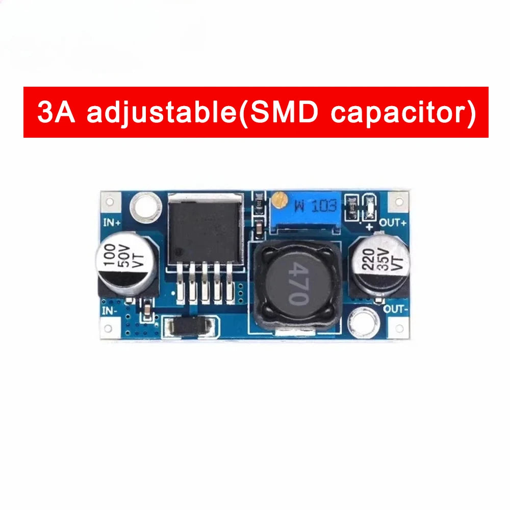 100PCS LM2596 DC-DC Buck Converter Module 3A Adjustable Step-Down Power Supply 24V to 12V/5V/3V Voltage Regulator Module LM2596