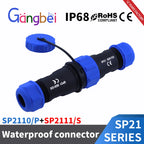 SP21 Aviation Male/Female Docking Plug Socket SP2110P SP2111S SP2112S SP2115S IP68 Waterproof Connector Gangbei